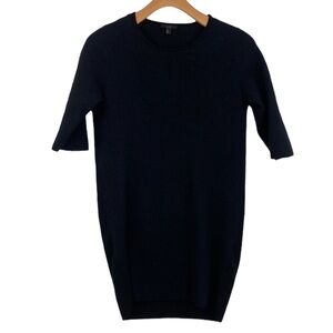COS Collection Of Style Knit Dress‎ Womens Size Small Black 100% Boiled Wool